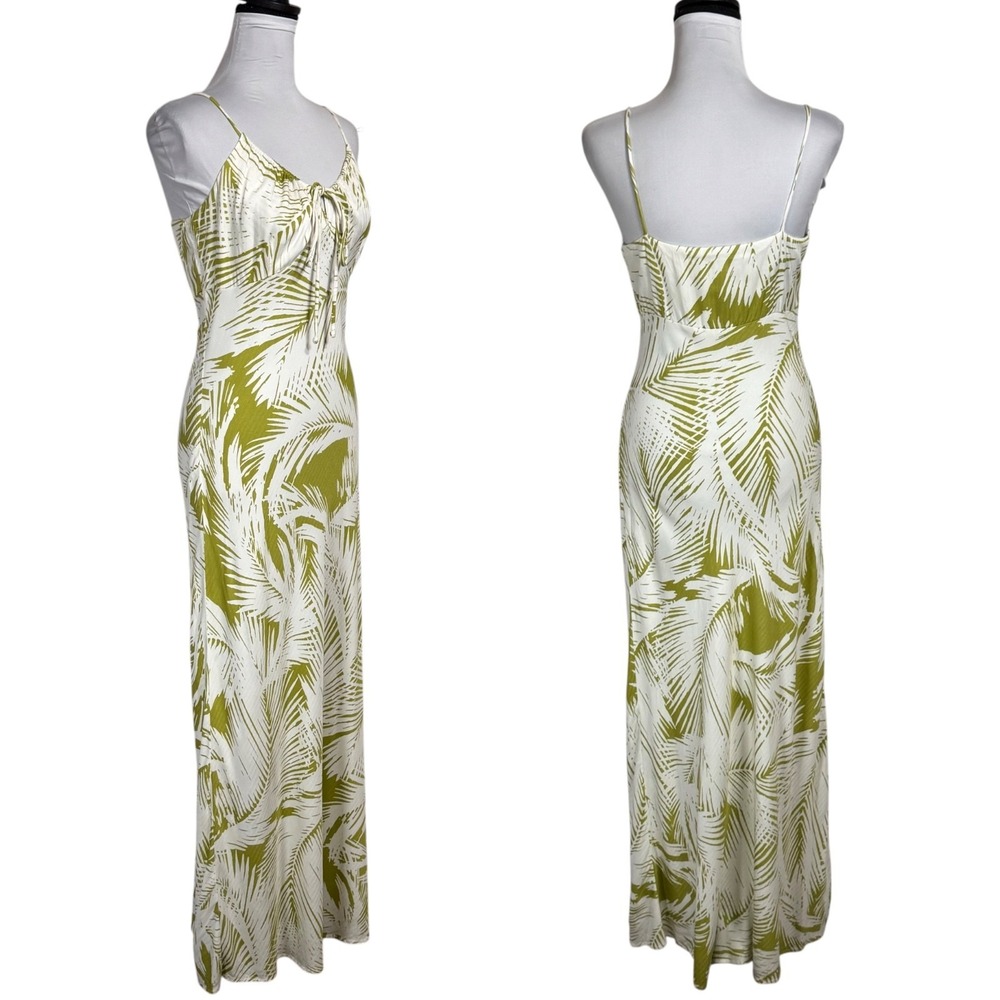 Olive Palm Print Maxi Dress - Women - Picture 3 of 16
